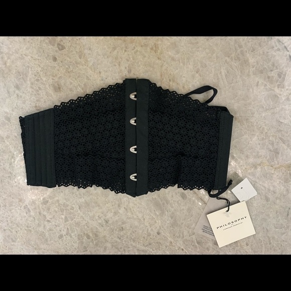 Philosophy Embroidered Poplin 4 Fastener Corset - Picture 9 of 10